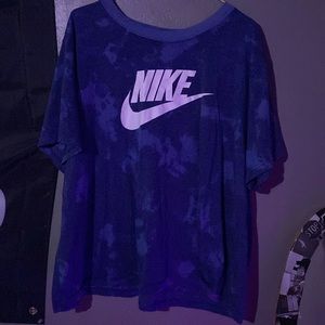 Nike 1X Dark/light blue short sleeve shirt, Good condition